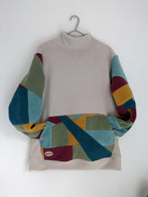 Load image into Gallery viewer, Patchwork turtleneck. Earth colours.
