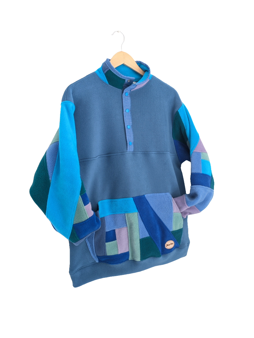 Popper top - patchwork