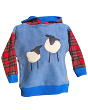 Load image into Gallery viewer, Kid&#39;s fleece hoodie with sheep
