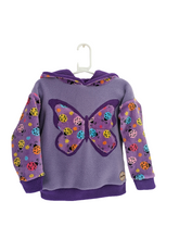 Load image into Gallery viewer, Kid&#39;s fleece hoodie butterfly
